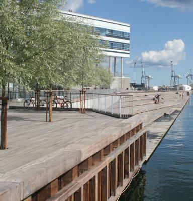 FSC-træ i offentligt projekt på Aarhus Havn